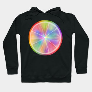 Rainbow Citrus Circle Slice Hoodie